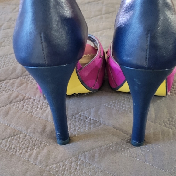 Poetic License Feel the Rhythm Peep Toes Heels - Picture 6 of 7